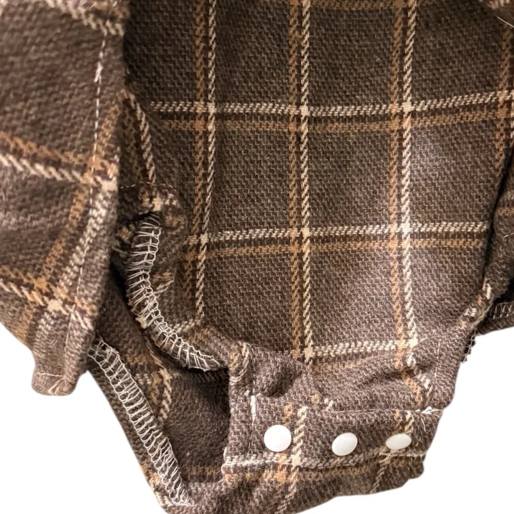 Baby Girl Plaid Long-Sleeve Dress, Size 6–12M (NWOT) - Picture 4 of 7